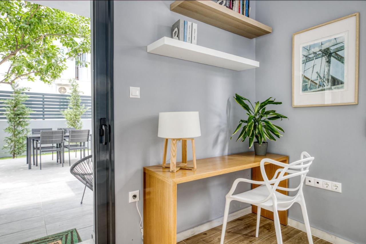 Spacious Flat With Courtyard And Private Parking! Atene Esterno foto